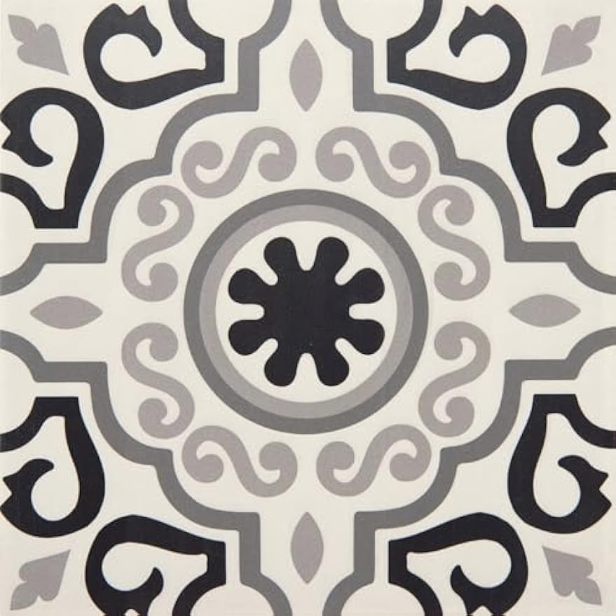 12x12 Marseille Encaustic Pattern Ceramic Tile Floor Wall (12)