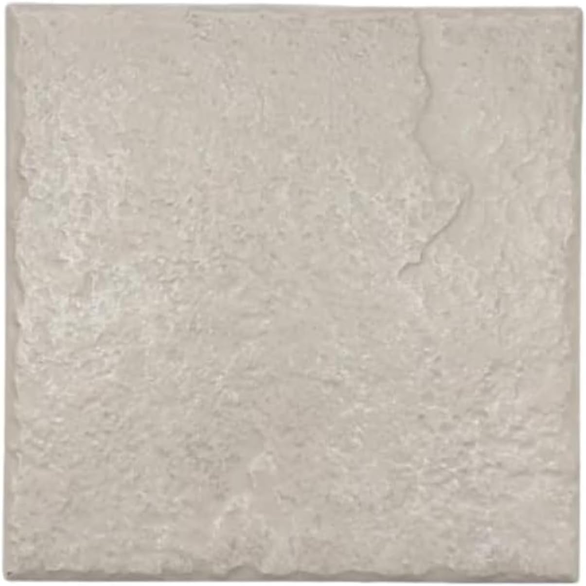 Tenedos Arctic Ivory Square 6x6 Ceramic Wall Tile Textured Matte, Kitchen Backsplash, Pool, Bathroom Shower, Accent Decor, Fireplace Surround (Box of 12.5 Square feet (50 Pieces))