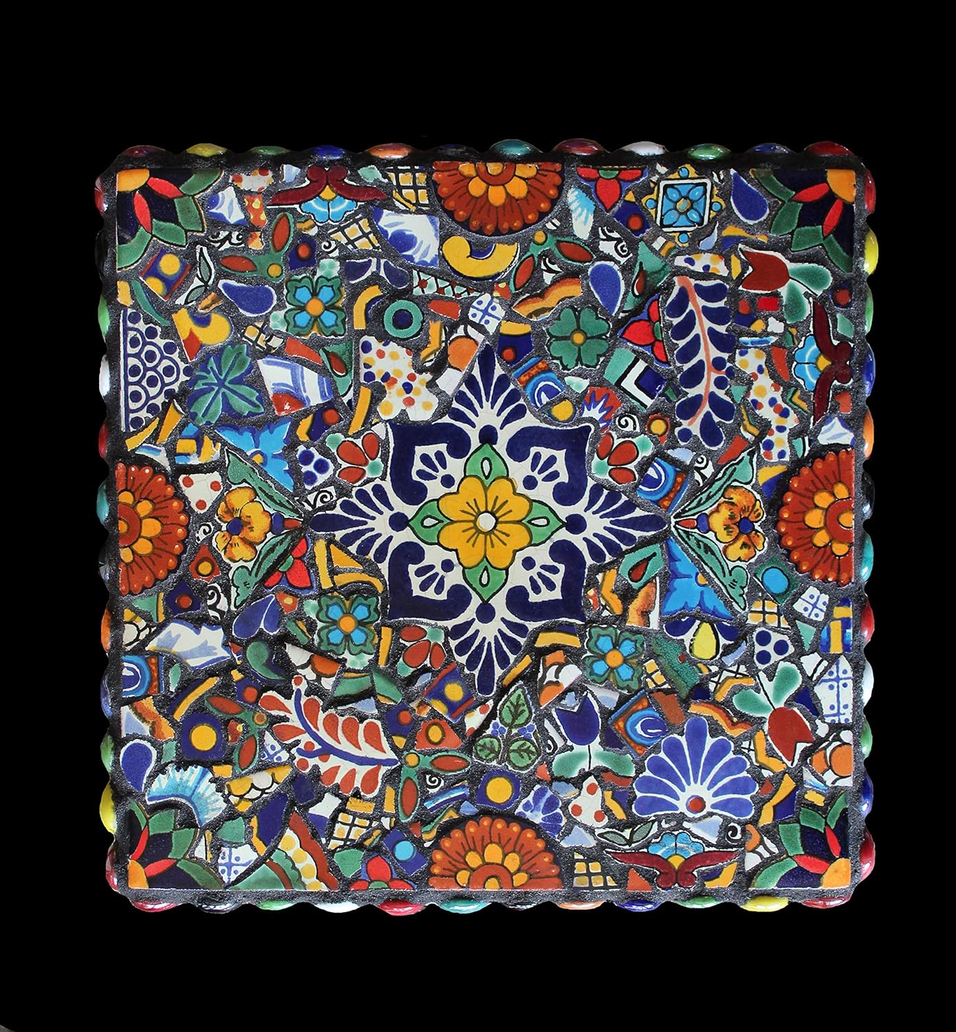 Broken Ceramic Glue Down Mexican Tile for Murals and Mosaics! 25 pounds, New! Best Deal! ⭐⭐⭐⭐⭐